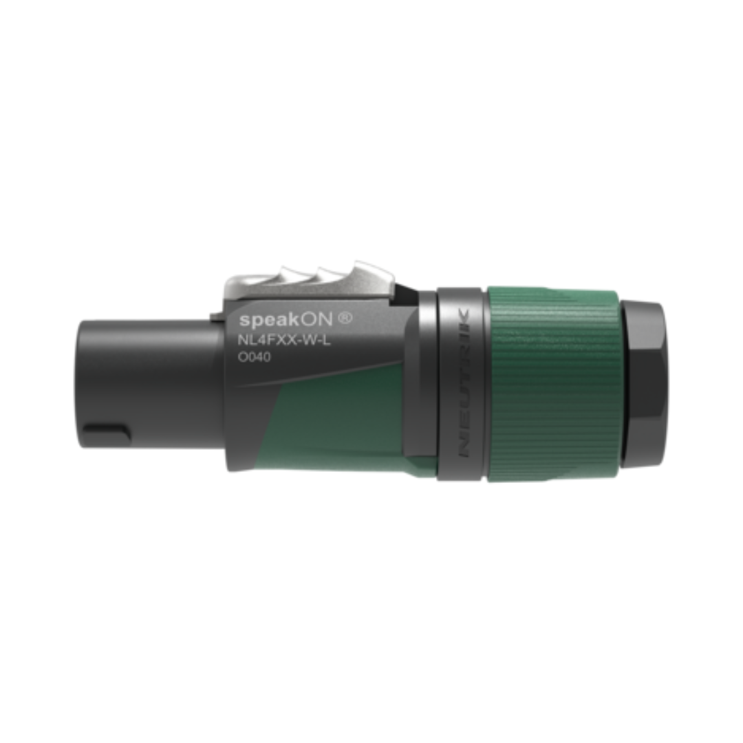 Neutrik - NL4FXX-W-L - SpeakON Cable con. 4-pole, IP65, large - FXX Series