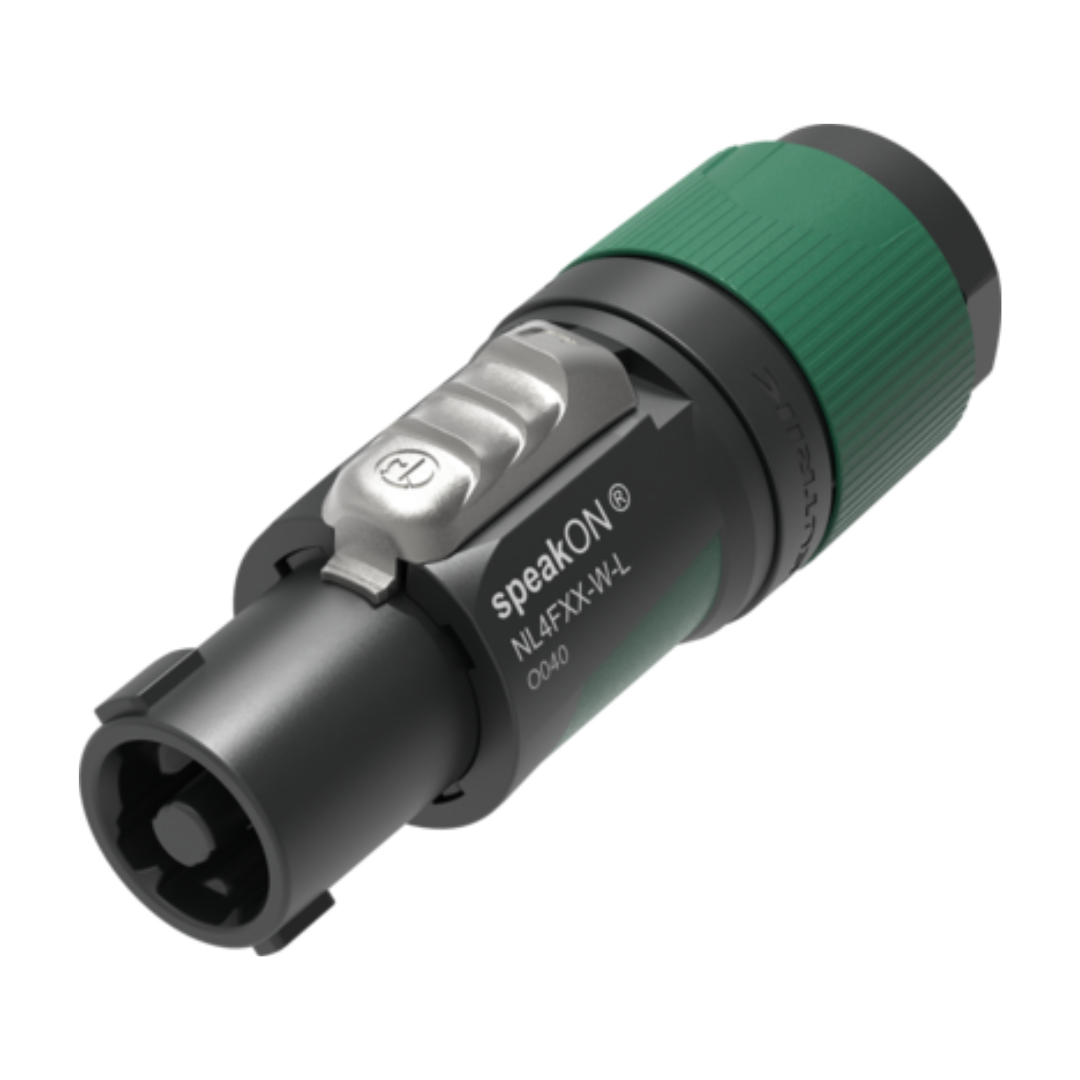 Neutrik - NL4FXX-W-L - SpeakON Cable con. 4-pole, IP65, large - FXX Series
