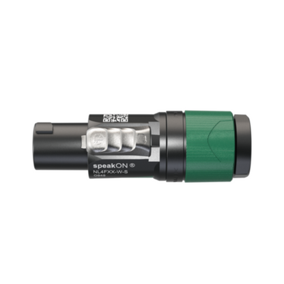 Neutrik - NL4FXX-W-S - SpeakON cable connector 4-pole, IP20, small - FXX Series