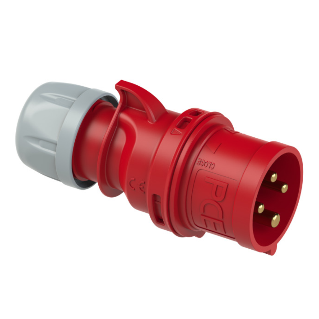 PCE 014-6-CEE-plug 16A 4p 6h IP44 SHARK