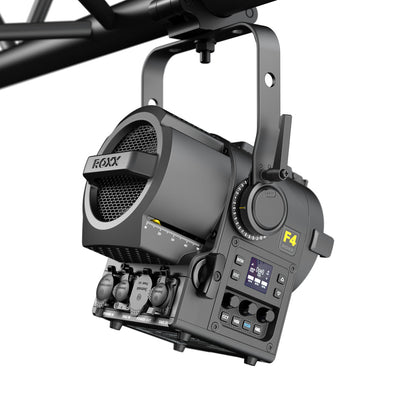 ROXX ICON F4 - Fresnel, Black, Incl. 8-way barndoors
