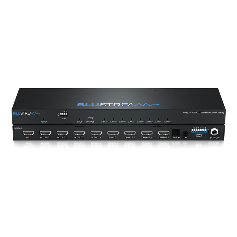 SP18CS - 8-Way 4K HDMI 2.0 HDCP 2.2 Splitter