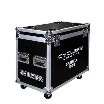 Flight Case - Sparkly 300B - 2 Fixtures