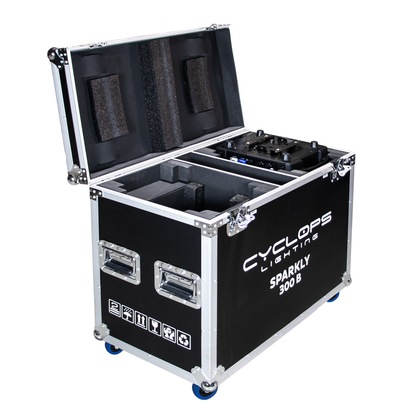 Flight Case - Sparkly 300B - 2 Fixtures