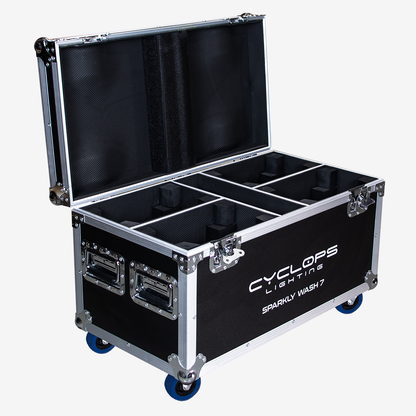 Flight Case - SPARKLY WASH 7  - 4 fixtures