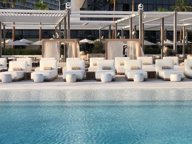Slider image for SĀN Beach opens with K-Array and Cyclops Lighting in all-white aesthetic