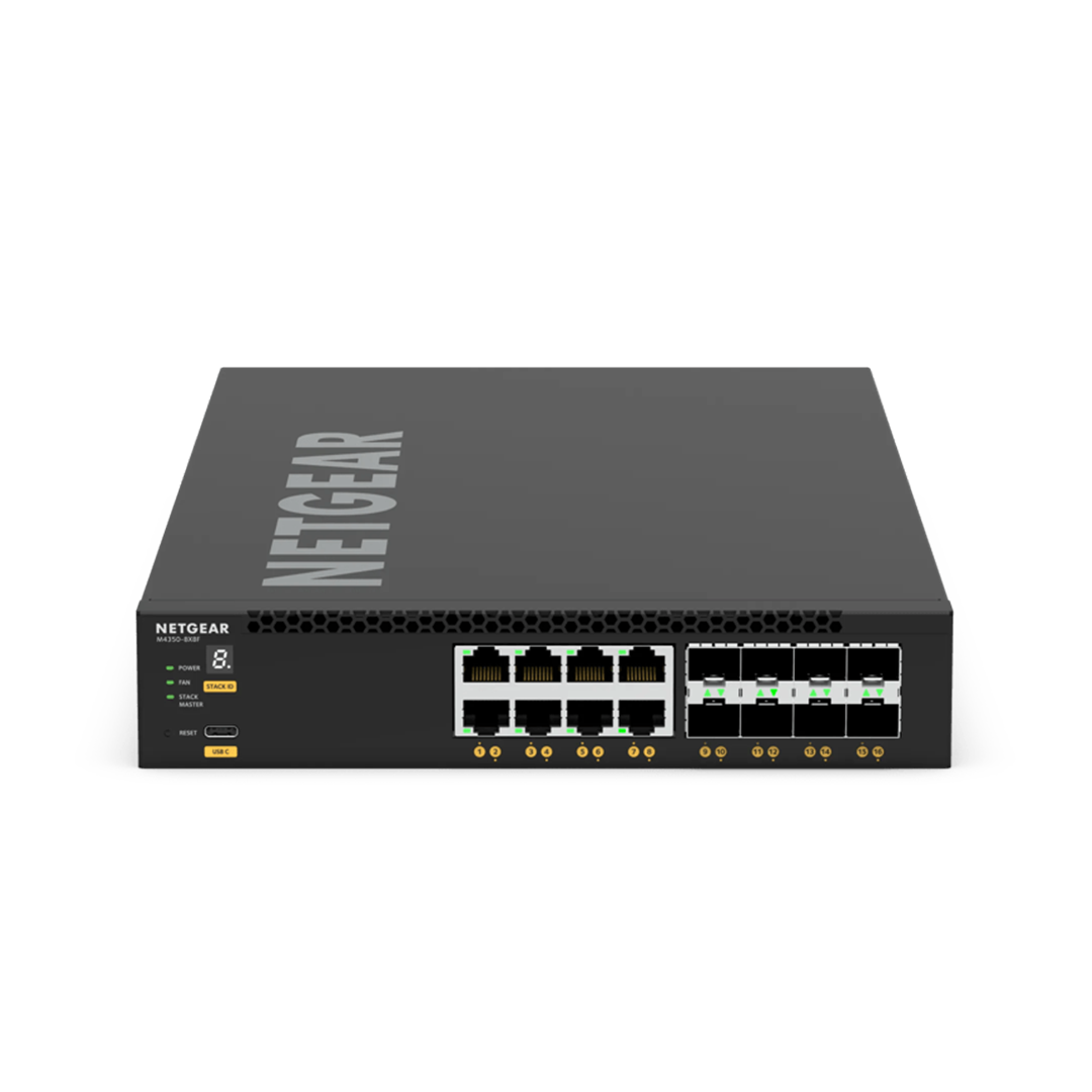 XSM4316 - 8x10G/Multi-Gig and 8xSFP+ (XSM4316) Managed Switch