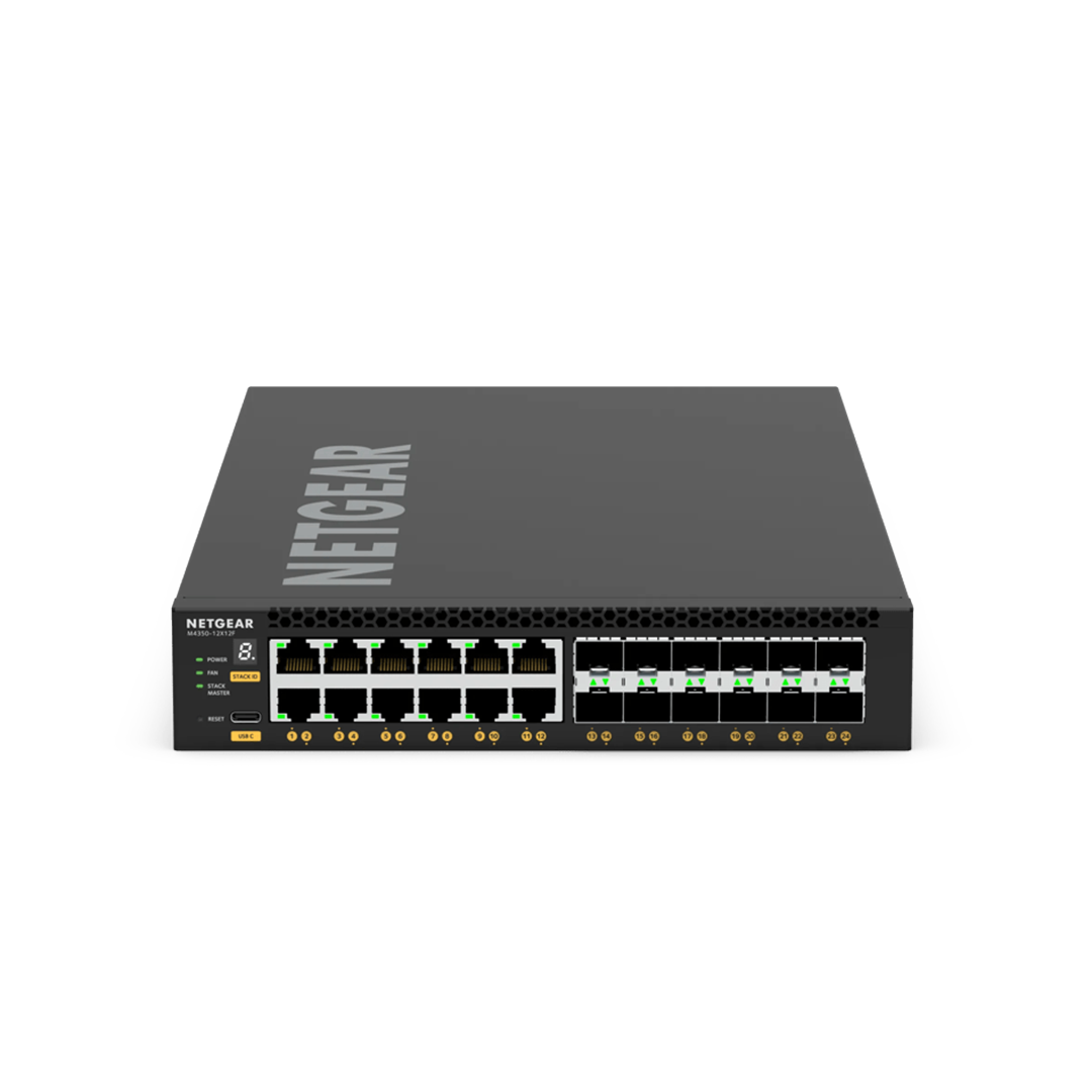 XSM4324 - 12x10G/Multi-Gig and 12xSFP+ (XSM4324) Managed Switch