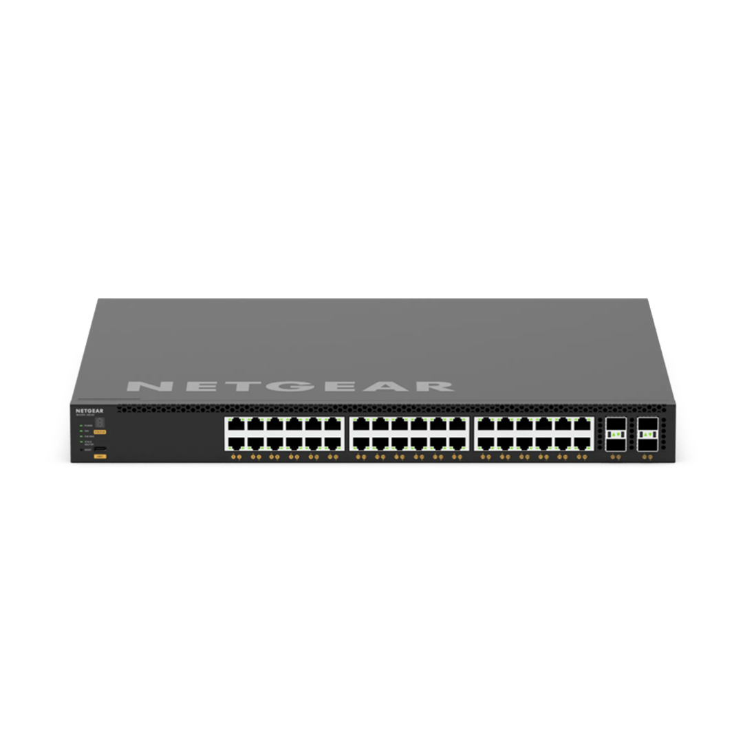 XSM4340CV - 36x10G/Multi-Gig PoE++ (280W base, up to 1,760W) and 4xSFP28 25G Managed Switch