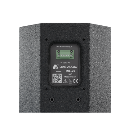 DAS Audio MIA-X5 - Point Source, 2-way passive 5” coaxial, 120º conical coverage