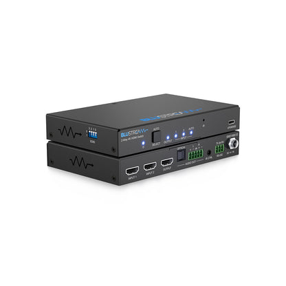 Blustream SW21AB-V3 - 2-Way 4K HDMI 2.0 Switch