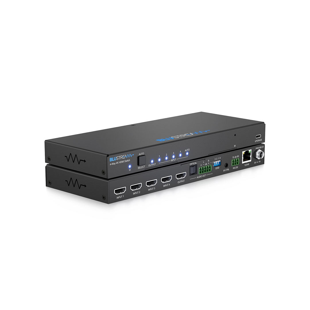 Blustream SW41AB-V3 - 4-Way 4K HDMI Switch
