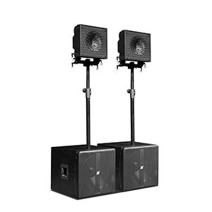 KRX202 – Small, Powered, 12” coaxial speakers