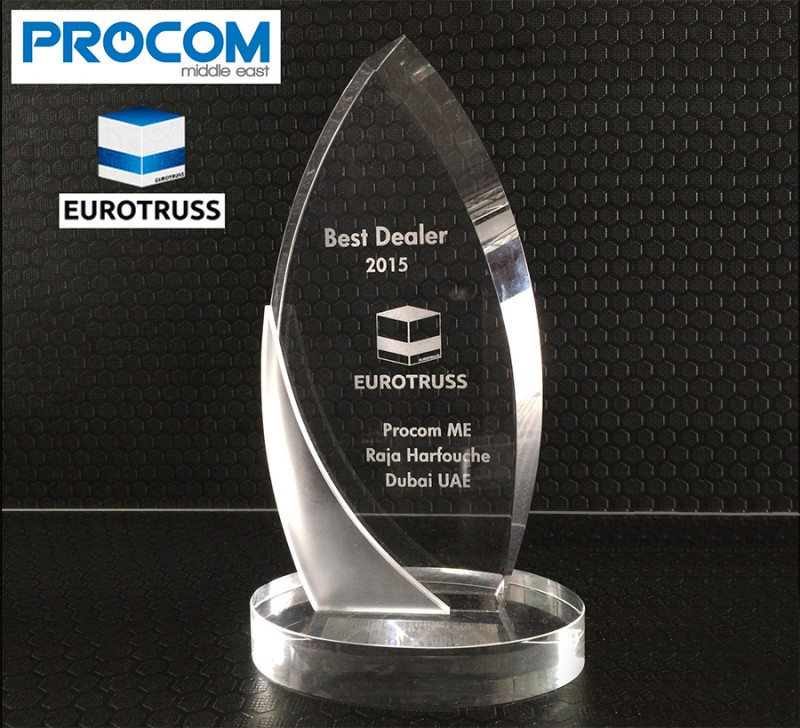 Procom takes Eurotruss’ Best Dealer Award for 2015