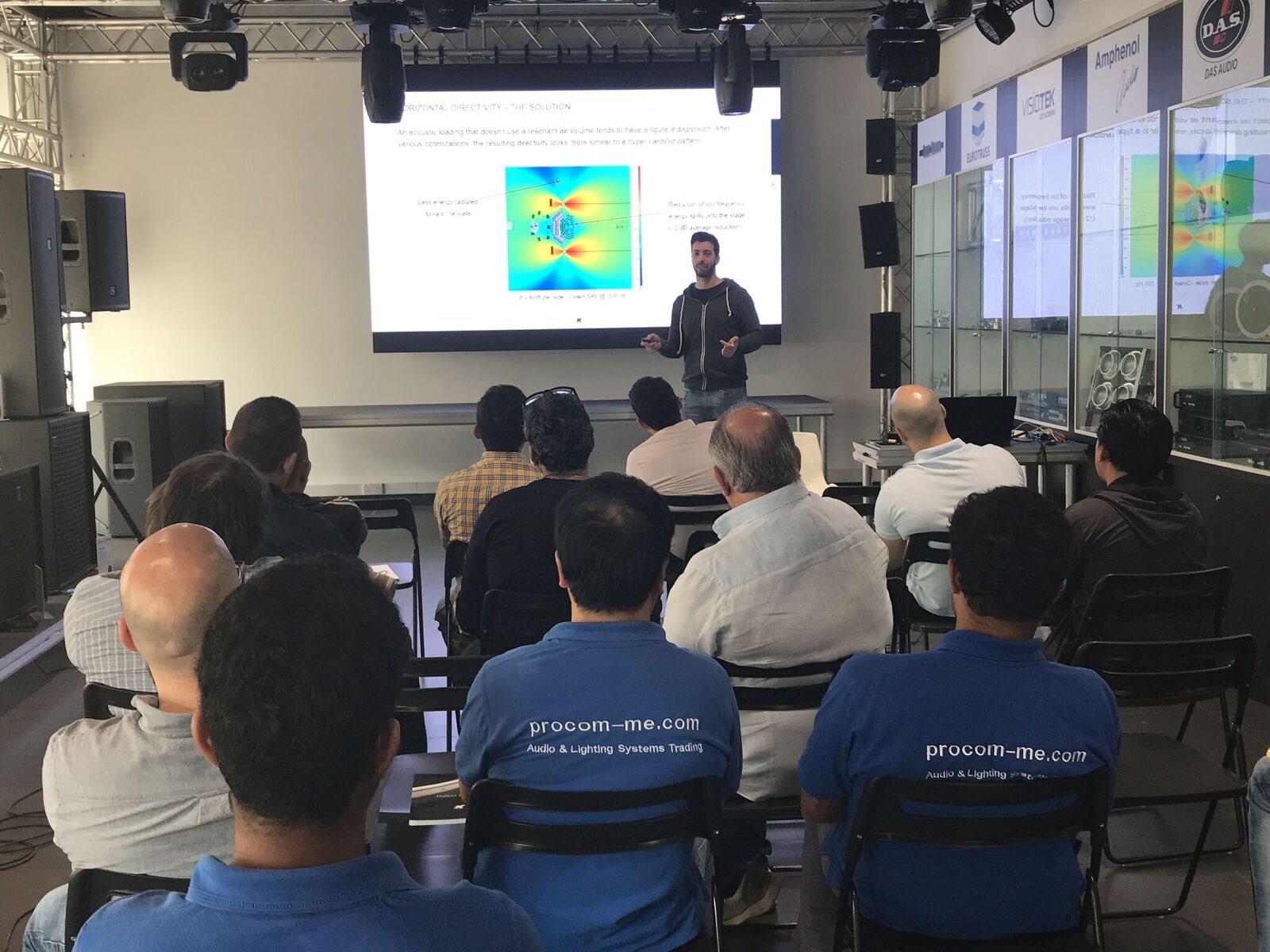 Procom wraps up K-array Dubai seminar with focus on digital sound beam steering