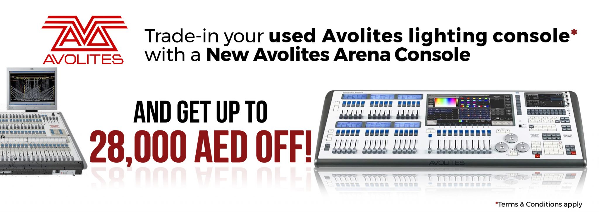Trade-in your used Avolites Console for a Tiger Touch II – Limited Time Offer