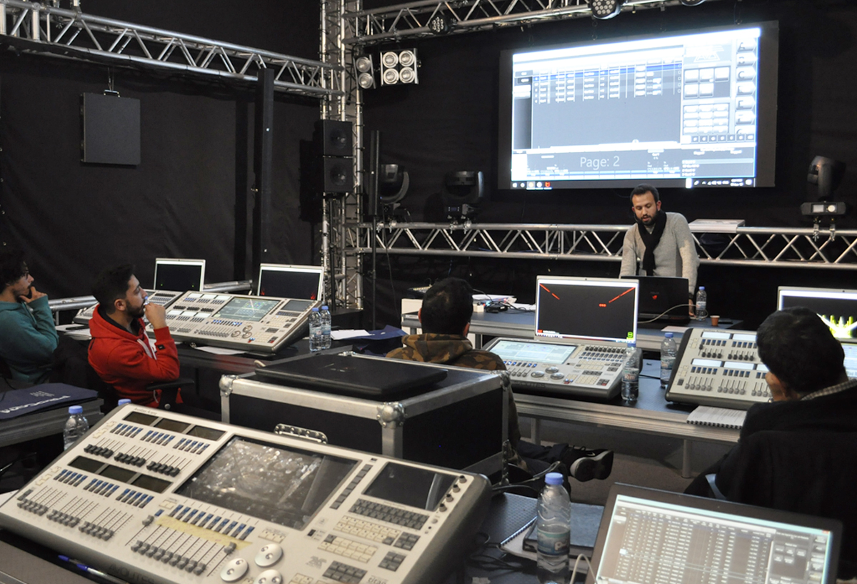 Avolites Academy in January 2019 was a success in Lebanon