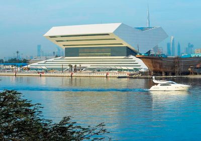 Mohammed Bin Rashid Library Opts for safety with Eurotruss trusses in Auditorium