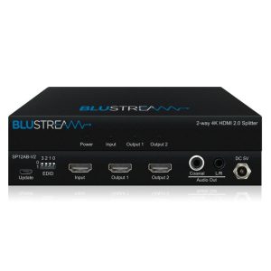 SP12AB V2 2 Way HDMI 2.0 Splitter