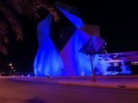 The world's biggest skydiving chamber gets lit up with Cyclops Lighting and Madrix