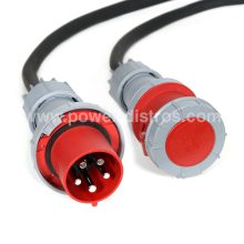 Power Extension Cable 125A 5P CEE Male to Female
