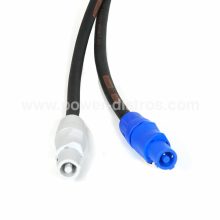 Power Extension Cable PowerCon Blue to PowerCon White H07RN F 3x2.5mm2 Rubber Cable