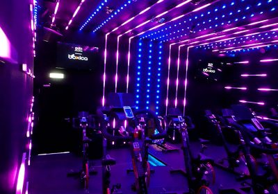 Boxica Cycling Studio Opens with Cyclops Lighting and DAS Audio