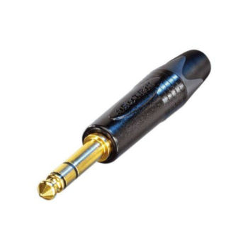 NP3X-B - 1/4'' PLUG 3POLE W/GOLD CONTACTS